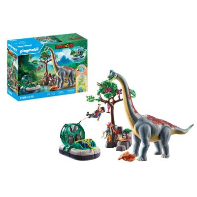 Playmobil - Brachiosaurus si hovercraft Playmobil ARTPM71819