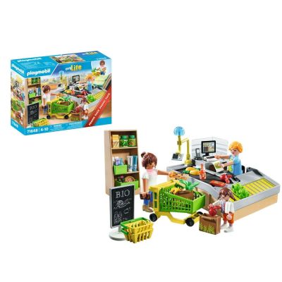 Playmobil - Promo pack supermarket cu produse bio ARTPM71648