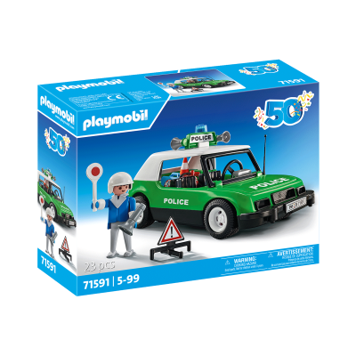 Playmobil-MASINUTA CLASICA DE POLITIE ARTPM71591