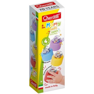 Set blocuri moi Quercetti Momy Soft Happy Sound 4 piese ERFQ04144