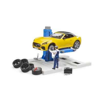Bruder Service auto cu decapotabila sport ARTBR62112