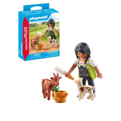 Playmobil - Figurina femeie cu capre ARTPM71759