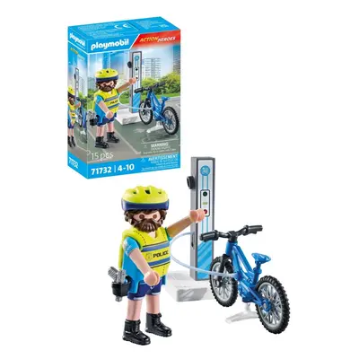Playmobil - Politist cu bicicleta ARTPM71732
