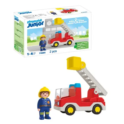Playmobil Junior - Camion cu pompier ARTPM71683