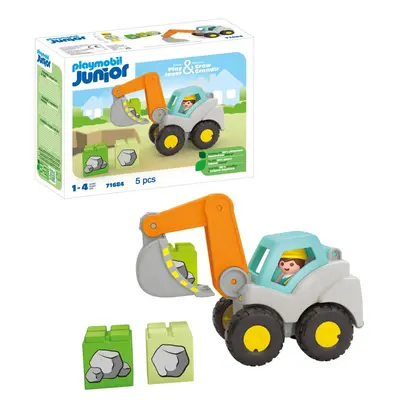 Playmobil Junior - Excavator cu brat mobil ARTPM71684