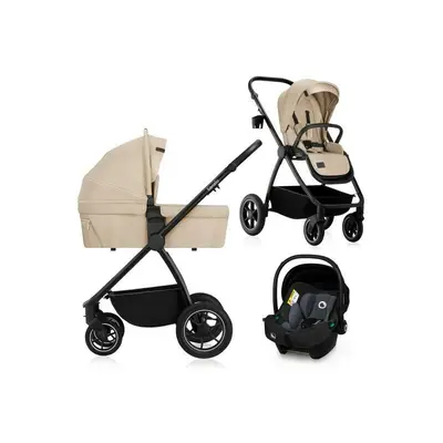 Carucior 3 in 1, Lionelo, Meril, Cu landou de dimensiune XL, Reversibil, Cu scoica auto testata ADAC, Cu accesorii, Pana la 22 kg, Conform cu EN1888-1 EN1888-2, EN1466, Bej BYNLO-MERIL_3IN1_BEIGE_SAND
