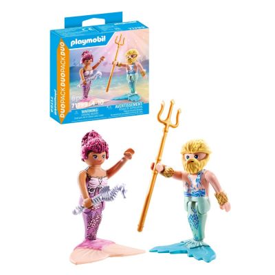 Playmobil - Set 2 figurine Sirena si Triton ARTPM71799