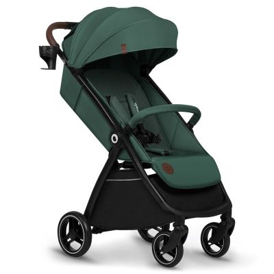 Carucior sport, Lionelo, Ingrid, Capotina impermeabila cu filtru UPF50+, Pana la 22 Kg, Spatar reglabil in 3 pozitii, Include suport pahar si plasa de tantari, Sistem pentru pliere automata, 6 luni+, Verde BYNLO-INGRID_GREEN_EMERALD
