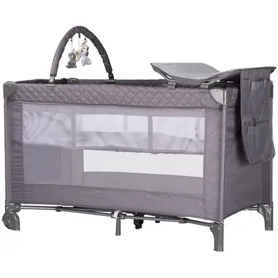 Patut pliabil cu saltea de infasat chipolino luna cloud hubkosilu252cl