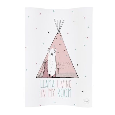 Saltea de infasat, Ceba Baby, Cosy, Moale, 50 x 70 cm, 0-12 luni, Lolly Polly Lama BYNW-104-120-607