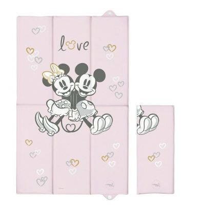 Saltea de infasat, Ceba Baby, Disney, Pliabila, 50 x 80 cm, Minnie & Mickey Pink BYNTH-307-127-664