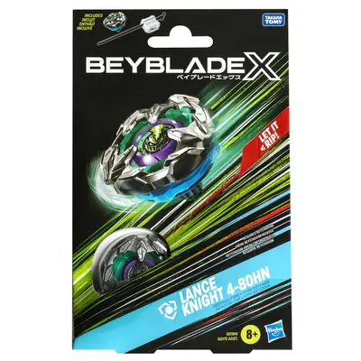 BEYBLADE X LET IT RIP SET LANSATOR SI ROATA LANCE KNIGHT 4-80HN VIVG0175_G0184