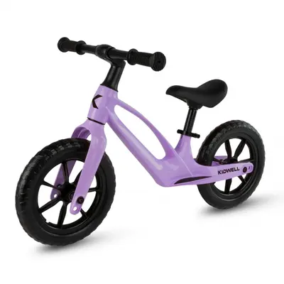 Bicicleta fara pedale, cadru magneziu, roti eva, kidwell vito - violet edeedirobivit01a0