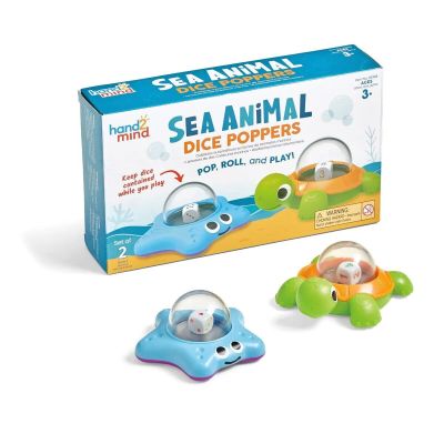Butoane cu zaruri - animalute marine