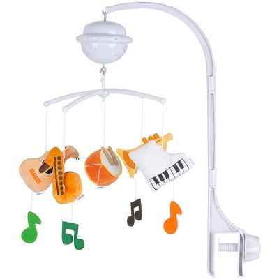 Carusel muzical pentru patut cu proiector chipolino music hubmild02306mus