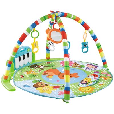 Covoras de joaca cu pian chipolino happy cangaroo blue hubpgrhc02301bl