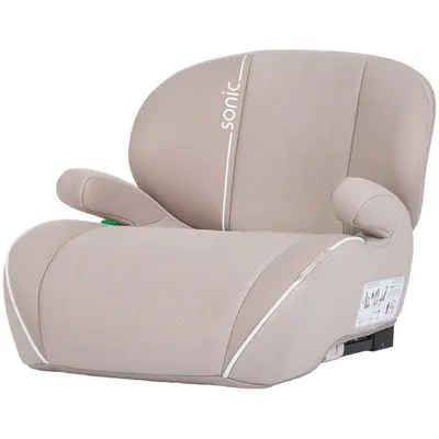 Inaltator auto chipolino sonic i-size 125-150 cm cu sistem isofix tiramisu, testat adac hubsdksn02503tr