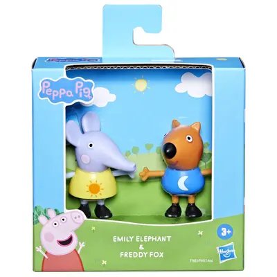 PEPPA PIG PRIETENI BUNI SET 2 FIGURINE ELEFANTUL EMILY SI VULPITA FREDDY VIVF6413_F7653