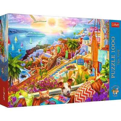 PUZZLE 1000 PREMIUM PLUS TEA TIME VIZITAND SANTORINI VIV10842