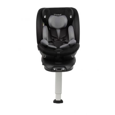 Scaun auto cu isofix kidwell gocar, grupa 40-135 cm, i-size, omologare r129 - negru-gri edeedifosagoc03a0