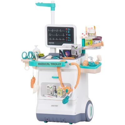 Set jucarie chipolino doctor cu lumini, sunete si 26 accesorii hubdipk002406ds