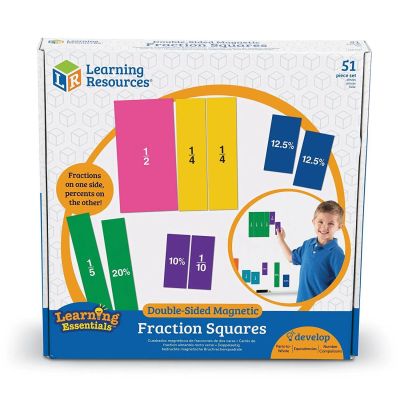 Set magnetic cu fractii - patrate