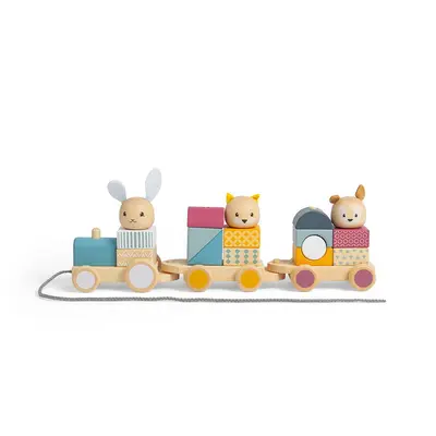 Trenulet cu forme - animalute vesele