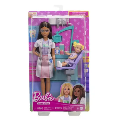 BARBIE SET DE JOACA PAPUSA BARBIE FACE CARIERA STOMATOLOG VIVMTJCR71_JCR75