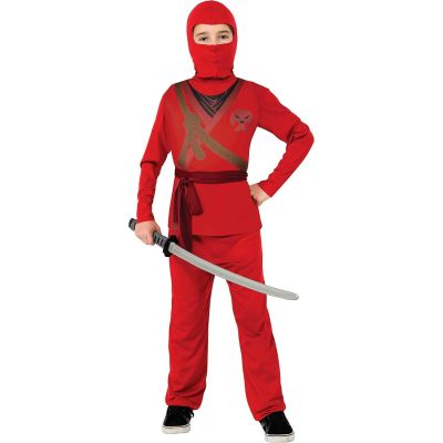 Costum de carnaval - ninja rosu
