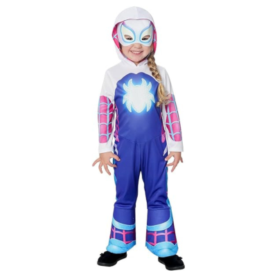 Costum de carnaval reflectorizant - ghost spider