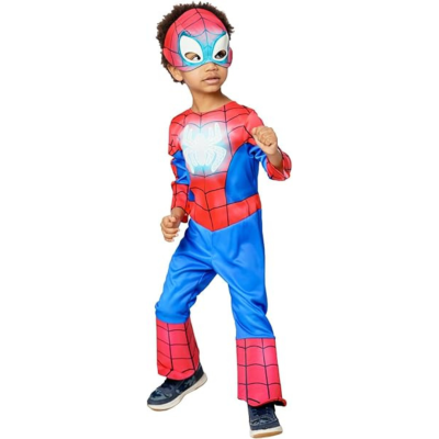 Costum de carnaval reflectorizant - spidey