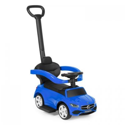 Masinuta de impins cu maner mercedes c class ecotoys 668 - albastru edeedi668blue