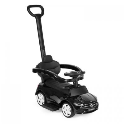 Masinuta de impins cu maner mercedes c class ecotoys 668 - negru edeedi668black