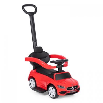 Masinuta de impins cu maner mercedes c class ecotoys 668 - rosu edeedi668red