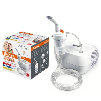 Aparat aerosoli Little Doctor LD-220mC, nebulizator cu compresor, design compact, 3 moduri de... BITLD220mC