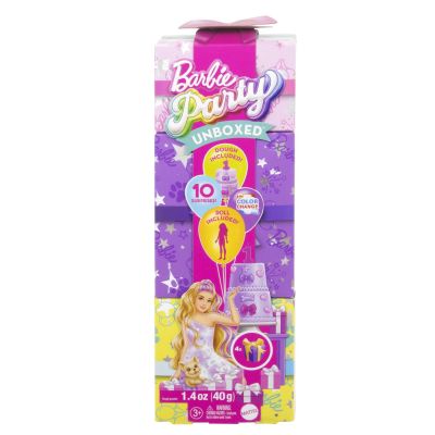 BARBIE PAPUSA PARTY UNBOXED REVEAL BLONDA VIVMTJFG70