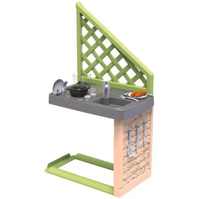 Bucatarie smoby life pentru casuta cu 17 accesorii hubs7600810926