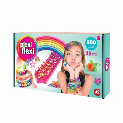 PLEXI FLEXI GHERGHEF PENTRU IMPLETIT CU 800 ELASTICE DIN CAUCIUC SI 15 ACCESORII VIV1080-25568