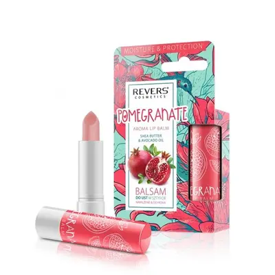 Balsam de buze Aroma, cu extract de rodie, 4.2g