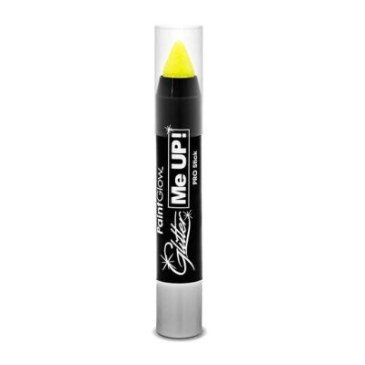 Creion cu sclipici, pentru fata si corp -UV reactiv - Sherbet Lemon Glitter me Up! Paint Glow MCSPGA711X39