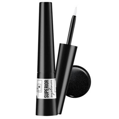 Eyeliner Superior rezistent la apa, Vipera, Nr. 04 Negru cu sclipici MCSV90604