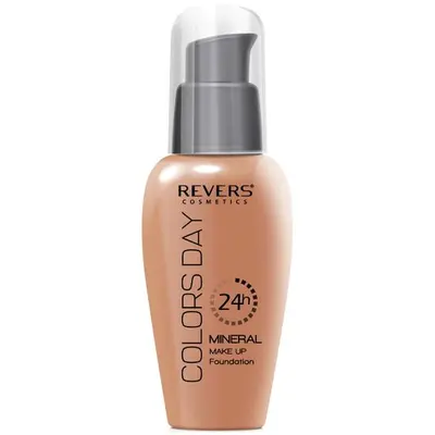 Fond de ten hidratant, acoperire medie, Colors Day, Revers, 50ml, nr 34, bronz