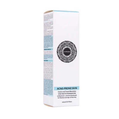 Fond de ten matifiant pentru ten gras si acneic Cos-Medica, Vipera, 04 Champagne, Bej, 25 ml MCSV75004
