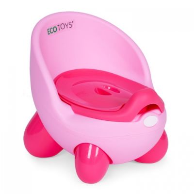 Olita pentru copii, insertie detasabila, picioare antiderapante ecotoys pp112 - roz edeedipp112pink