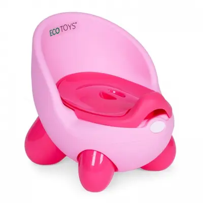 Olita pentru copii, insertie detasabila, picioare antiderapante ecotoys pp112 - roz edeedipp112pink