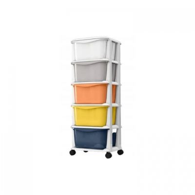 Raft cu 5 compartimente pentru depozitarea diverselor obiecte modernhome po08 - multicolor edeedipo08