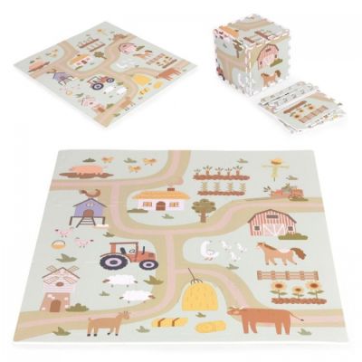 Salteluta de joaca pentru copii 90.5 x 90.5 x 1 cm ecoeva019 - ferma edeediecoeva019