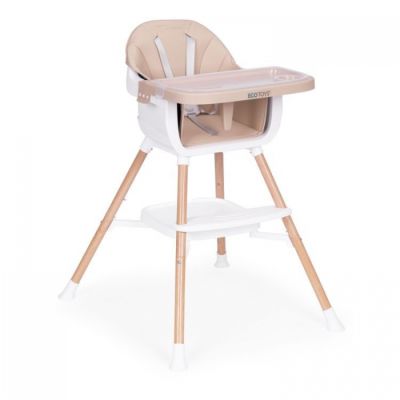 Scaun de masa 2 in 1 ecotoys hc508 - bej edeedihc508beige