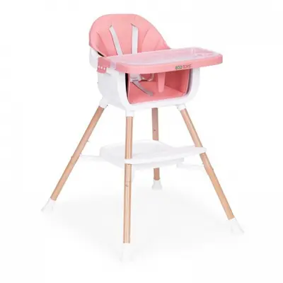 Scaun de masa 2 in 1 ecotoys hc508 - roz edeedihc508pink