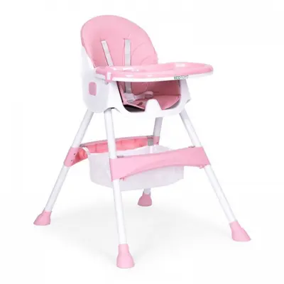 Scaun de masa pentru copii ecotoys hc521 - roz edeedihc521pink